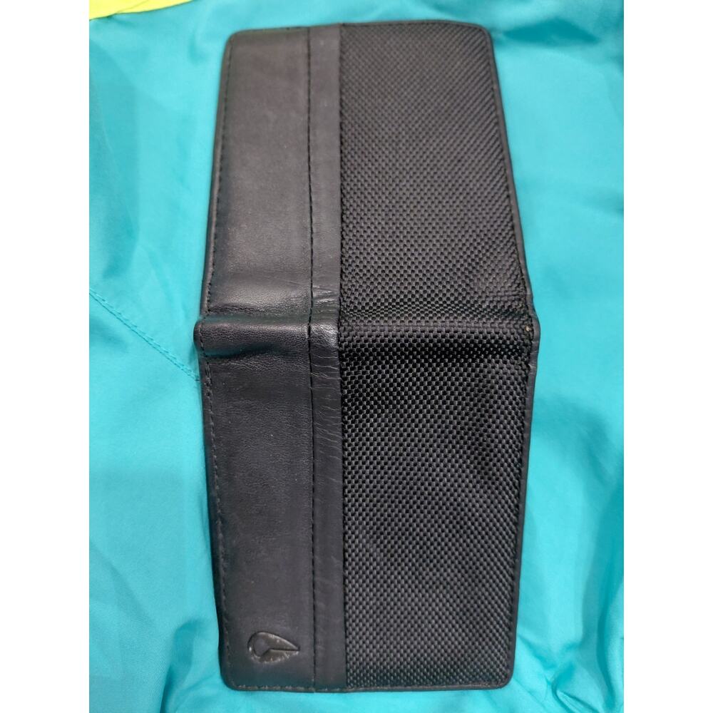 Nixon black men's wallet nylon and leather bifold.